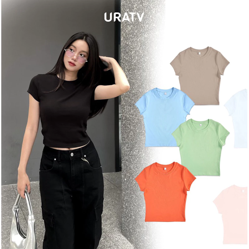 Áo thun body tay con vải xuất xịn UN