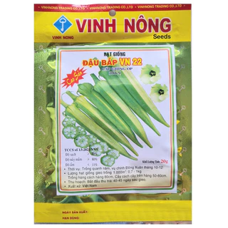 Hạt Giống Đậu Bắp Cao Sản Trái Trắng (20g)