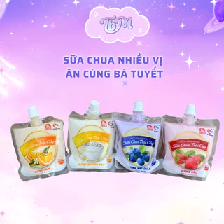 Sữa chua Bà Tuyết nhiều hương vị túi 100ml