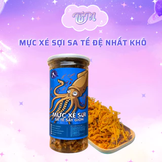 Khô mực xé sợi tẩm gia vị sa tế sấy giòn Đệ Nhất Khô 230g