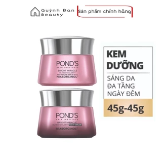 Bộ Đôi Kem Dưỡng Da Ngày Và Đêm Pond’s White Beauty Trắng Hồng Dạng Rỡ