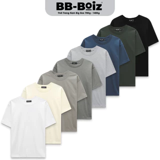 [BigSize] ÁO THUN TAY NGẮN NAM BB-Boiz Form BigSize 70 - 135kg | Chất Cotton | TRƠN