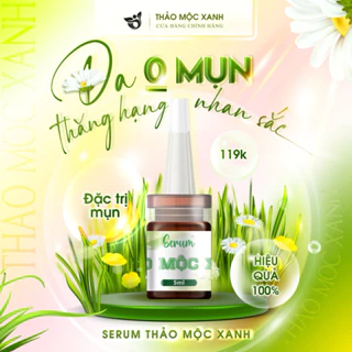 serum thảo mộc xanh