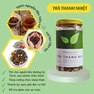 Trà Gạo Lứt Thanh Nhiệt Hỷ An Giảm Cân, Gạo Lứt, Đậu Đen, Hoa Nhài, Cỏ Ngọt, Kỳ Tử hộp 15/30 Túi Lọc