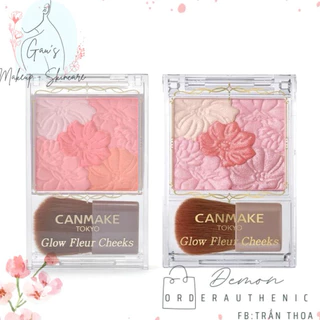 Phấn má hồng Canmake Glow Fleur Cheeks