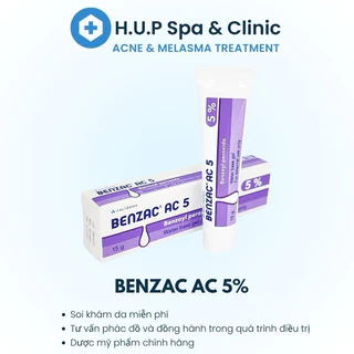 Gel giảm mụn Benzac Ac 5% 15g