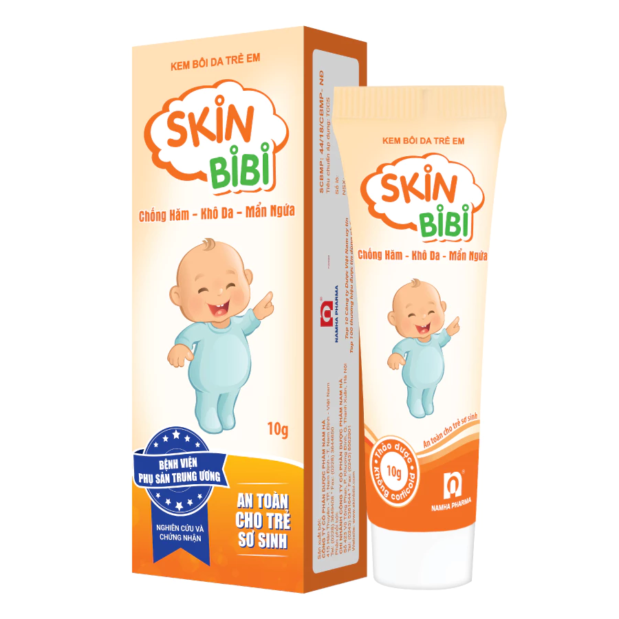 Kem bôi da cho bôi bé chống hăm da Skinbibi tuýp 10g