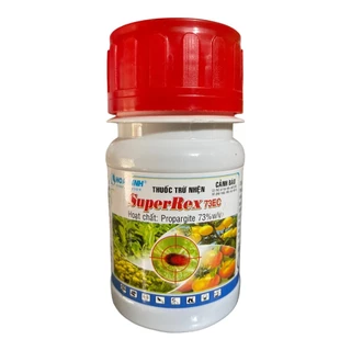 thuốc trừ  nhện đỏ SUPERREX 73EC (100ml) Thuốc diệt nhện đỏ, Diệt Cả Nhện Non Và Nhện Trưởng Thành Trên Cây Ăn Trái