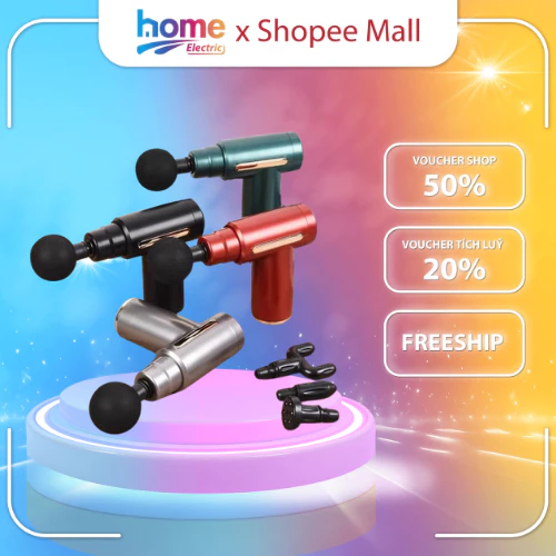 Máy Massage Cầm Tay Mini Smart Gadgets, Súng Massage Cầm Tay Mini Toàn Thân 6 Cấp Độ Chuyên Sâu Đa Năng - DL2