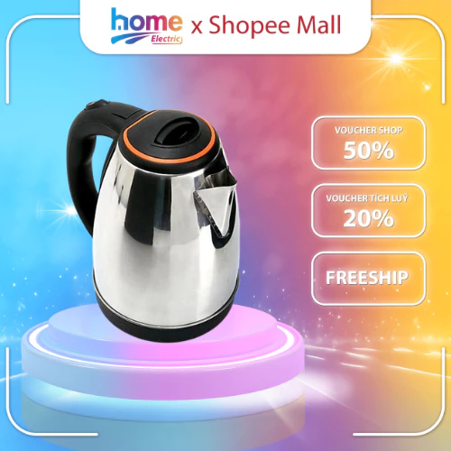 Ấm Siêu Tốc Inox 1,8 Lít Smart Gadgets Đun Sôi Cực Nhanh - Bình siêu tốc inox tốt cho sức khỏe người sử dụng - ST2
