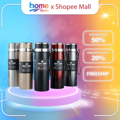 Bình giữ nhiệt Smart Gadgets 1000ml cao cấp có nắp lọc trà - Bình đựng nước giữ nhiệt lớn tiện lợi lõi inox 304