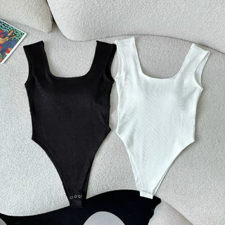 Áo Bodysuit Hai Dây Sẵn Mút Ngực CILINA CIA013 Hở Lưng Sexy Quyến Rũ Chất Thun Tăm Lạnh Co Giãn Tốt