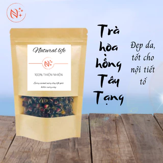 Trà hoa hồng Tây Tạng khô Natural Life 50G - 100G hàng đẹp loại 1 dùng pha trà giúp ngủ ngon giảm cân