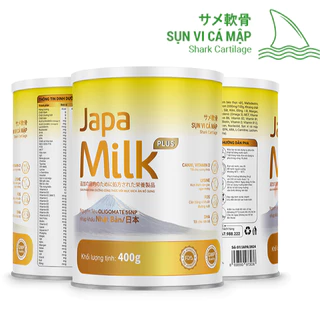 [Mẫu mới HOT] Sữa non JAPA MILK PLUS - Giúp con ngon miệng tăng cân đều 400gram