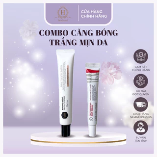 Combo Cao Trắng Da Tạo Ánh Và Cao Mịn Da Lisse Cung Cấp Đô Ẩm, Dưỡng Chất Cho Da, Giúp Da Căng Bóng,  Hiền Phạm Luxury