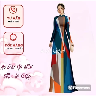 Áo dài in 3D mẫu mới hót trend - Áo Dài Hà Nội