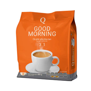 Cà phê trần quang Good Morning (bịch 24 gói x20g)