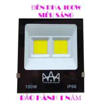 Đèn pha led siêu sáng 100w ngoài trời chống nước tuyệt đối