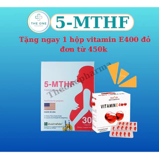 5-MTHF (Hộp 30v) bổ sung Folate, sắt, các vitamin và khoáng chất cho phụ nữ mang thai và chuẩn bị mang thai.