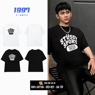 Áo thun nam STUSSY 2 chiều mềm mại áo thun form rộng STUSSY SPORT năng động tee Stussy STU028