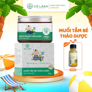 Muối tắm bé thảo dược Cỏ Lành 400G