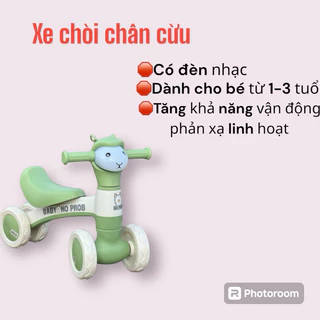 Xe Chòi Chân Thăng Bằng Cho bé có đèn có nhạc cho bé 1 đến 3 tuổi.