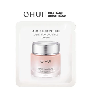 Kem dưỡng ẩm mịn mượt căng sáng da Miracle Moisture Ceramide Boosting Cream 1ml/gói