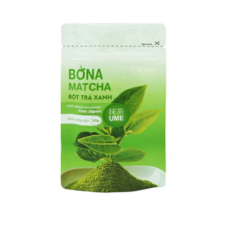 Bột Trà Xanh Nhật Bản Bona Matcha Ume (50g)