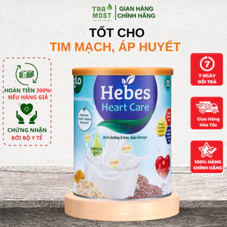 Sữa hạt dinh dưỡng tốt cho tim mạch Hebes HeartCare bổ sung can xi giúp ổn định chỉ số đường huyết