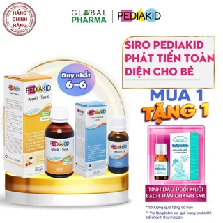 Siro Pediakid phát triển cho bé bổ sung vitamin, tăng đề kháng, chắc xương, ăn ngon (C/125ml)