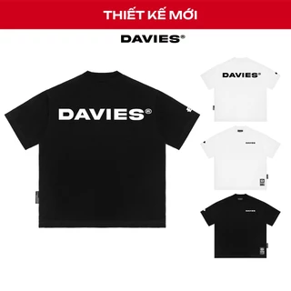 Áo thun cotton nữ nam local brand DAVIES form rộng tay lỡ đen, trắng basic Statement Tee I D38-T2