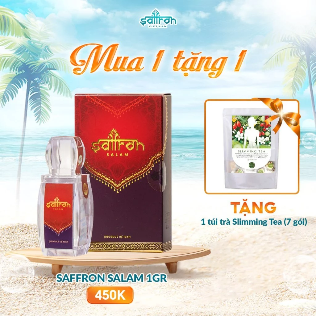 Nhụy Hoa Nghệ Tây Saffron Salam 1Gram/hộp