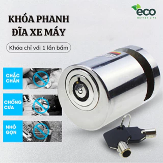 Khóa phanh đĩa xe máy ECO chống trộm làm từ thép nguyên khối thiết kế thông minh an toàn tuyệt đối