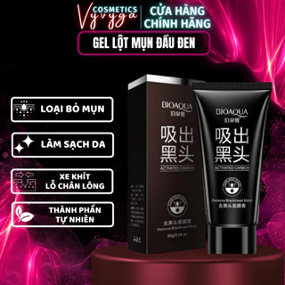 Gel lột mụn đầu đen than hoạt tính BIOAQUA 60g Than Tre Mặt nạ lột mụn cám hiệu quả an toàn tại nhà MN17 Nội địa Trung