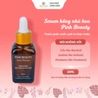 Serum dưỡng sáng da mờ thâm Môi, nách, thâm do mụn Pink Beauty - Tonic Pharma - 20ml