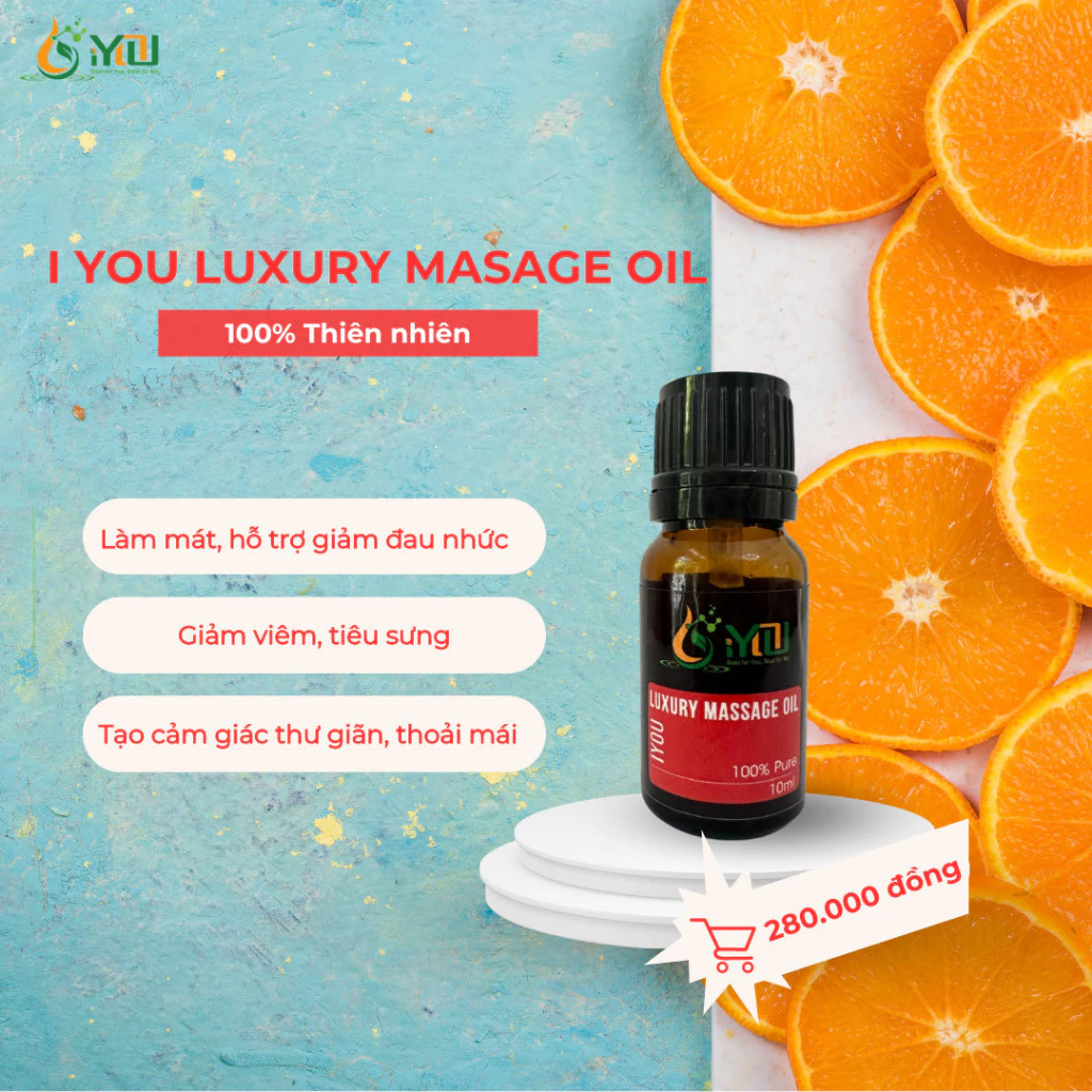 Tinh dầu massage giảm đau mỏi IYOU luxury 10ml