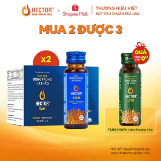 Combo 20 chai Nước uống Đông Trùng Hạ Thảo Hector Sâm (50mlx20)