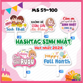 [Hoả tốc 2h] Bảng hashtag sinh nhật