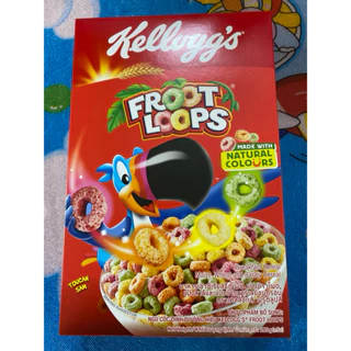 Date 2/2025 NGŨ CỐC DINH DƯỠNG/ BÁNH ĂN SÁNG KELLOGG'S FROOT LOOPS 285g