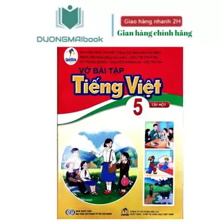 Sách - Vở bài tập Tiếng Việt 5 Cánh Diều (bán kèm 1 thước kẻ)