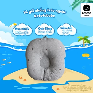 Vỏ gối chống trào ngược cho gối chữ C chất liệu Cotton RototoBebe -  ALADDINVINA