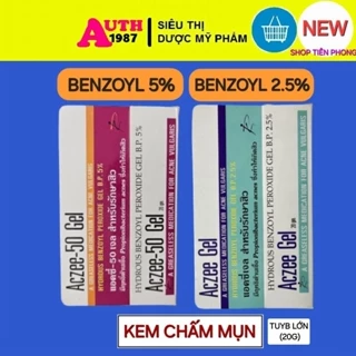 [NỘI ĐỊA THÁI] Chấm mụn Aczee Gel (Benzoyl Peroxide 2.5% và 5%) - Thay thế Benzac AC 2.5% và 5%