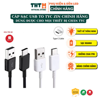 Dây sạc Usb Tyc dây sạc tyc chính hãng samsung cho các dòng máy samsung oppo xiaomi Bảo hành 12 tháng