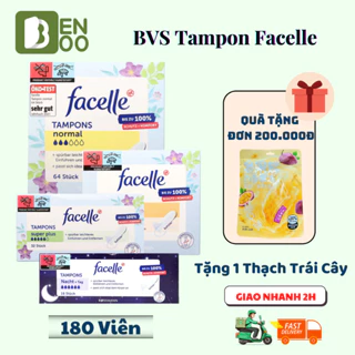 Băng vệ sinh Tampons Facelle Super Plus - Băng vệ sinh dạng nút Hàng Nội địa Đức Chính hãng