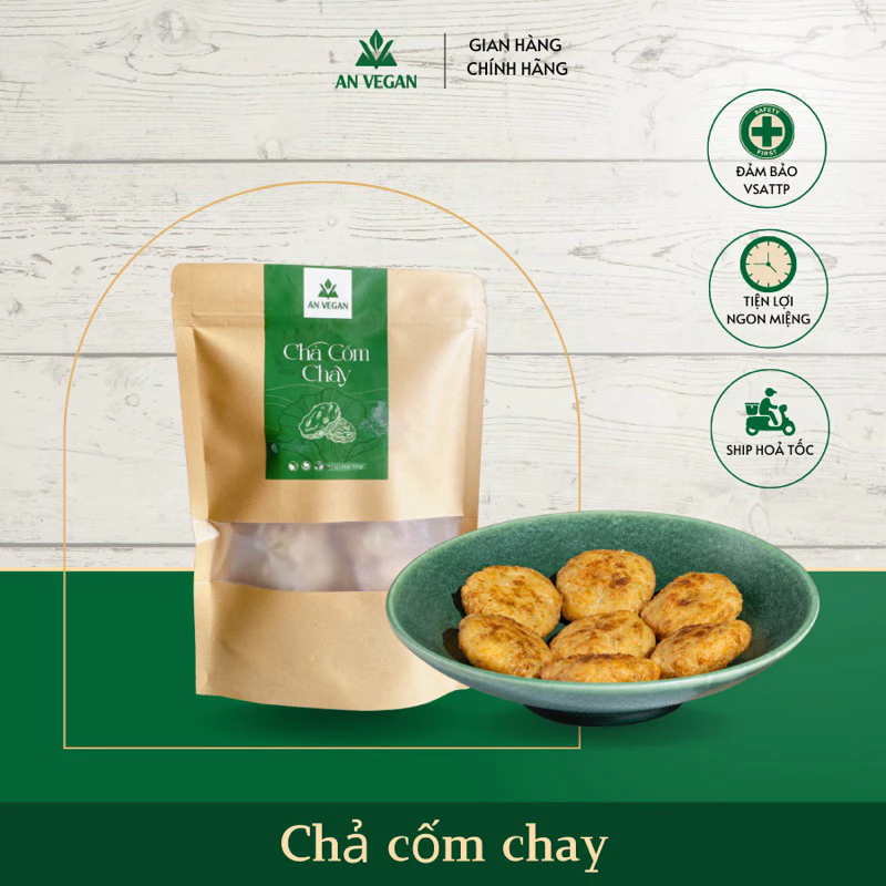 Chả Cốm Chay(Chỉ ship HỎA TỐC Hà Nội)