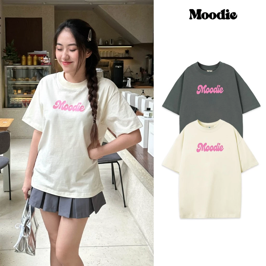 Áo thun form rộng basic Moodie chất thun 100% cotton | MOODIE BRAND