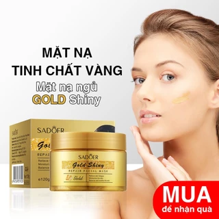 Mặt nạ tinh chất vàng dưỡng trắng giúp phục hồi, dưỡng ẩm, giúp da săn chắc, mềm mịn