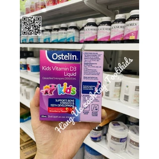 Vitamin D3 liquid Ostelin nội địa Úc cho trẻ từ 6 tháng tuổi