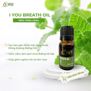 tinh dầu hít thở Iyou breath oil cao cấp 10ml