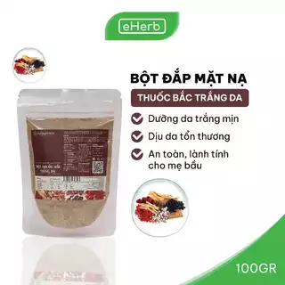 Bột Thuốc Bắc Trắng Da Đắp Mặt Nạ Ngăn Ngừa Mụn Và Giảm Thâm MILAGANICS 100gr (Túi Zip)